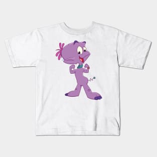 Widget the World Watcher muscle pose Kids T-Shirt